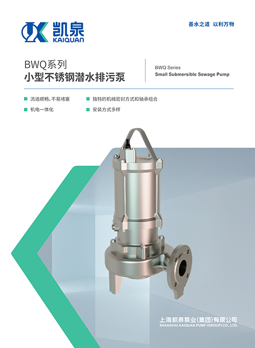 BWQ系列小型不銹鋼潛水排污泵