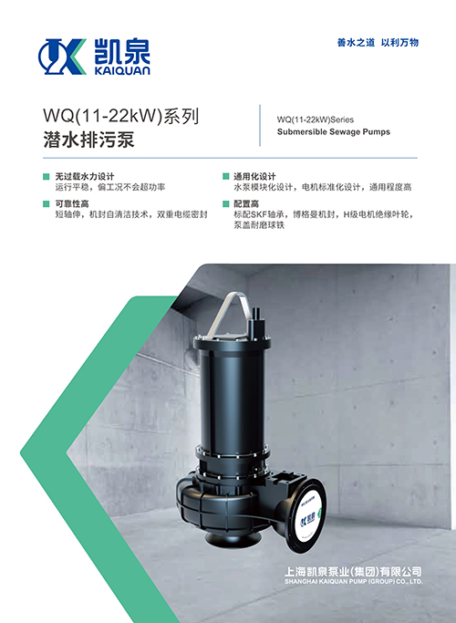 WQ(11-22kW)系列潛水排污泵